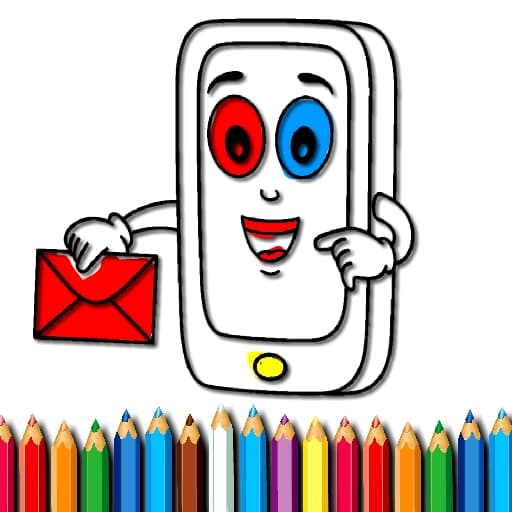 Mobile Phone Coloring Book game thumbnail
