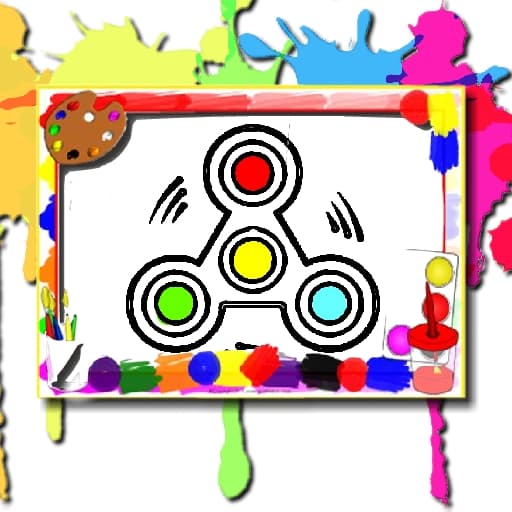 Fidget Spinner Coloring Book game thumbnail