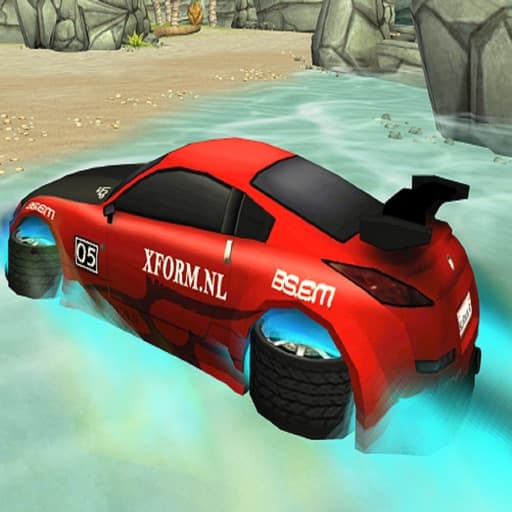 Incredible Water Surfing : Car Racing Game 3D game thumbnail