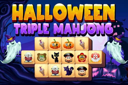 Halloween Triple Mahjong game thumbnail