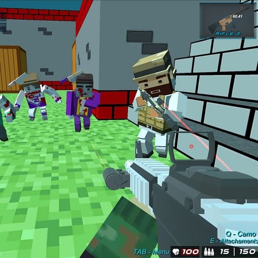 Blocky Wars Advanced Combat SWAT game thumbnail