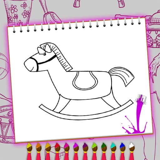 Coloring Book Toy Shop game thumbnail
