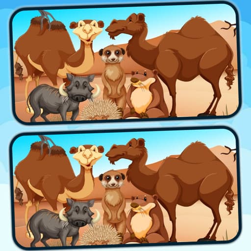 Spot 5 Differences Deserts game thumbnail