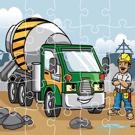 Construction Trucks Jigsaw game thumbnail
