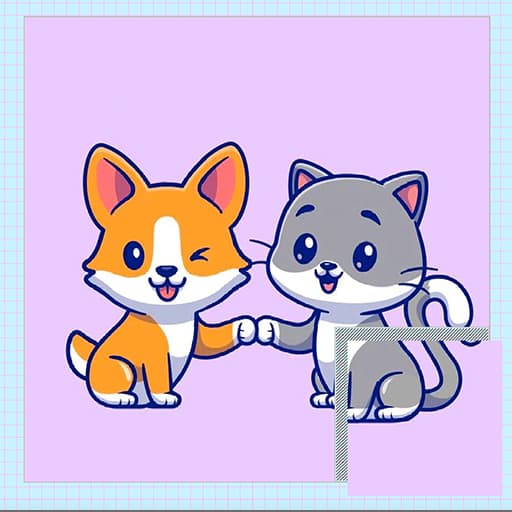 Cats and Dogs Puzzle game thumbnail