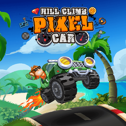Hill Climb Pixel Car game thumbnail