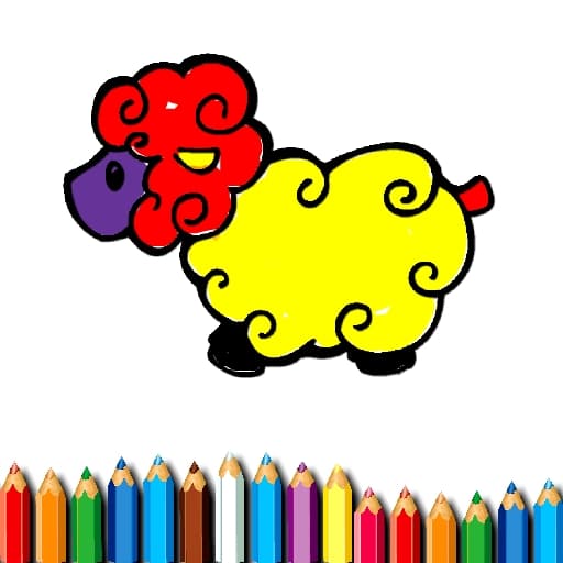 Baby Sheep Coloring Game game thumbnail