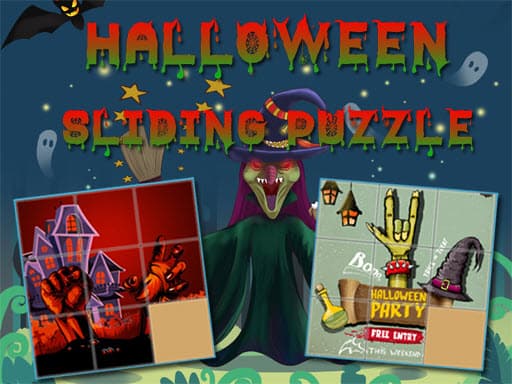 Halloween Sliding Puzzle game thumbnail