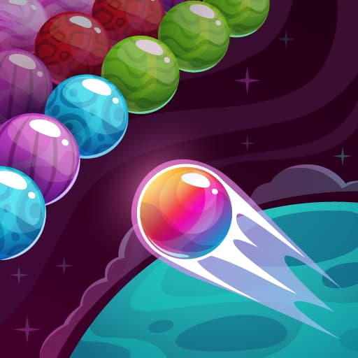Bubble Shooter Planets game thumbnail