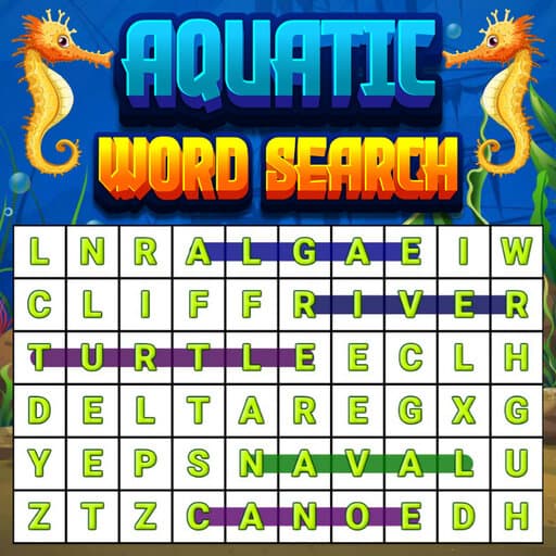 Aquatic Word Search game thumbnail