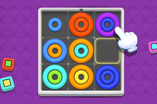 Neon Circles & Color Sort Puzzle game thumbnail