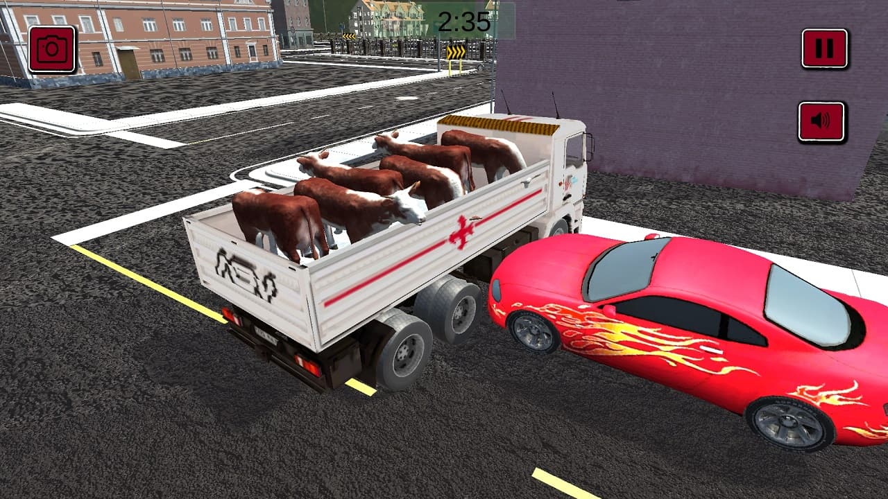Truck Transport Domestic Animals game thumbnail