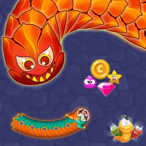 Worm Hunt - Snake game iO zone game thumbnail