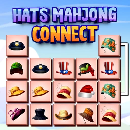 Hats Mahjong Connect game thumbnail