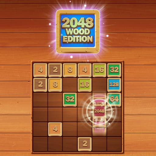2048 Wooden Edition game thumbnail