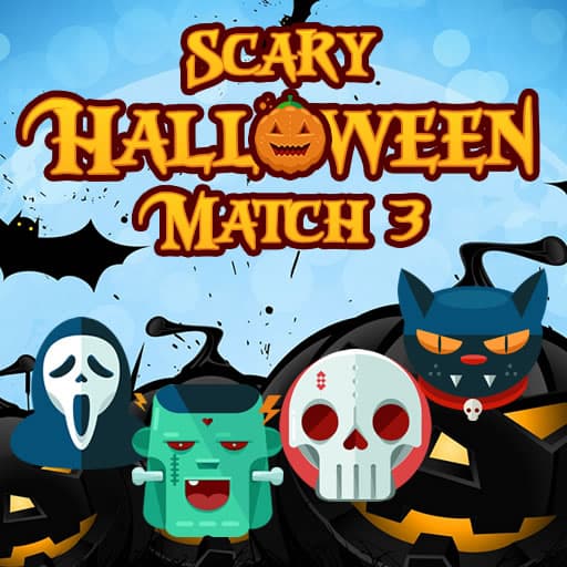 Scary Halloween Match 3 game thumbnail