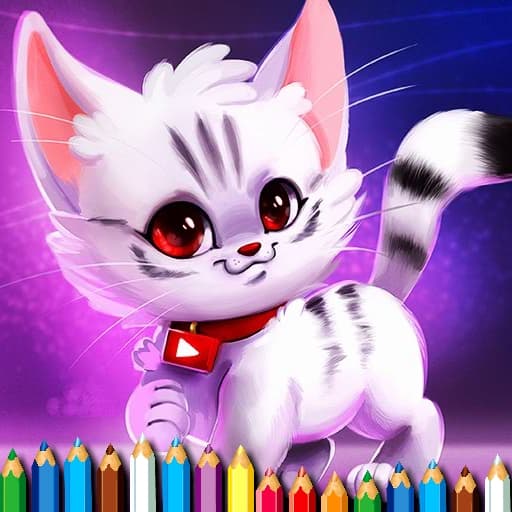 Cute Kitty Coloring game thumbnail