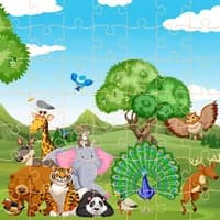 Wild Animals Jigsaw game thumbnail