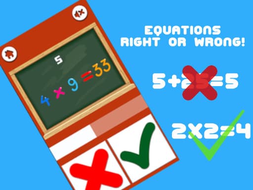 Equations Right or Wrong! game thumbnail