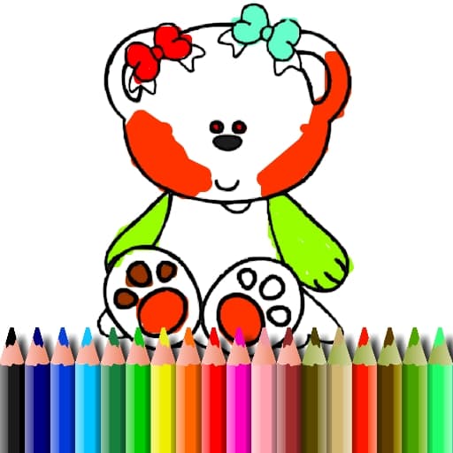 BTS Sweet Bear Coloring game thumbnail