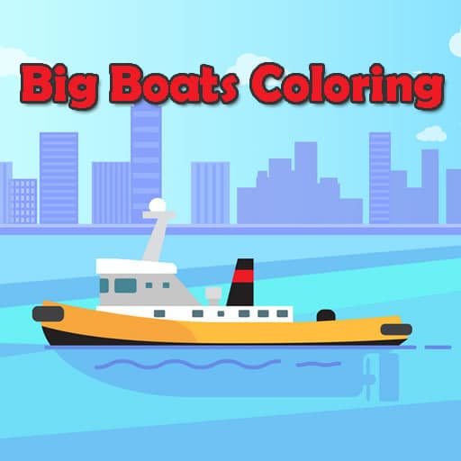 Big Boats Coloring game thumbnail