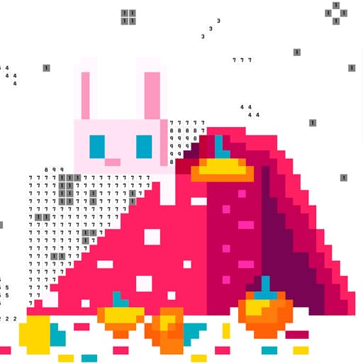 Сoloring by numbers game thumbnail