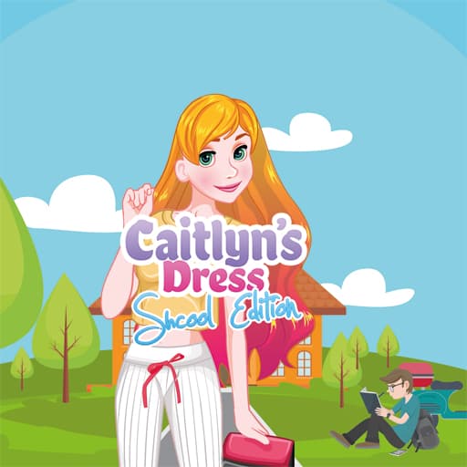 Caitlyn Dress Up School game thumbnail