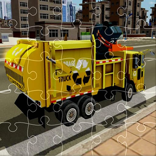Garbage Trucks Jigsaw game thumbnail