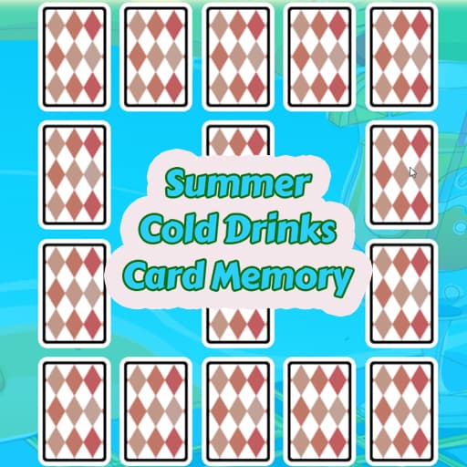 Summer Cold Drinks Card Memory game thumbnail