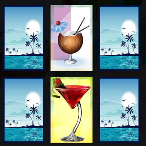 Beach Cocktails Memory game thumbnail