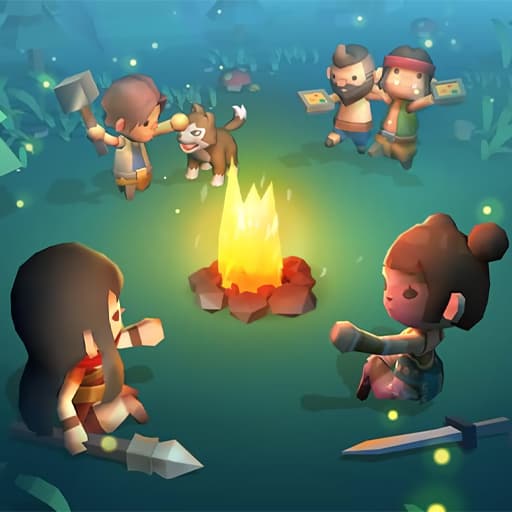 Idle Island Build And Survive game thumbnail