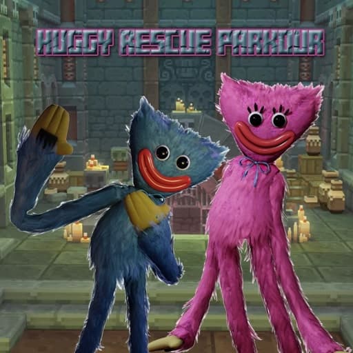 Huggy Rescue Parkour game thumbnail