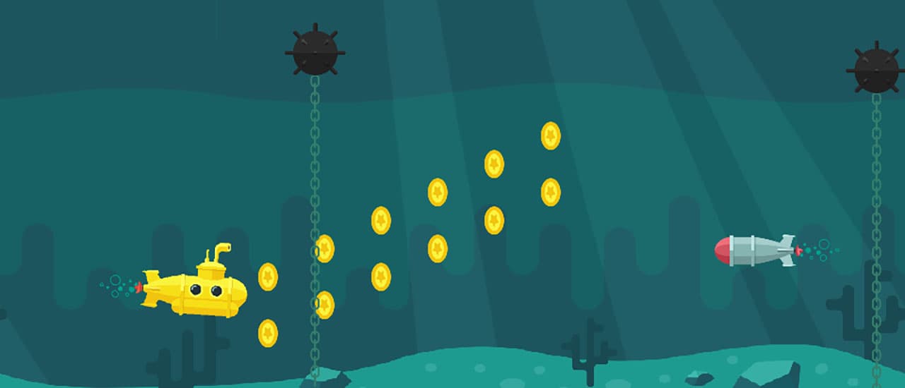 Flappy Submarine game thumbnail