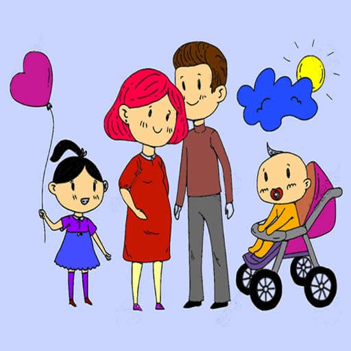 Happy Family Coloring Book game thumbnail