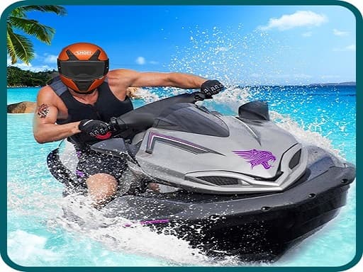 JetSky Power Boat Stunts Water Racing Game game thumbnail