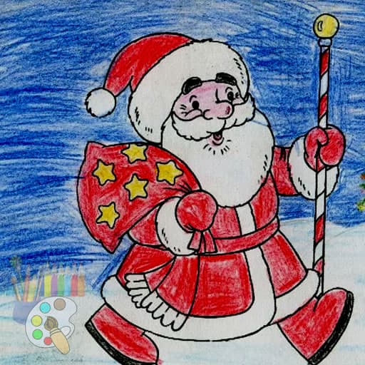 Santa Claus Coloring game thumbnail