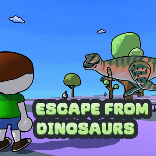 Escape from dinosaurs game thumbnail