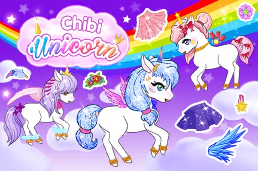 Chibi Unicorn Games for Girls game thumbnail