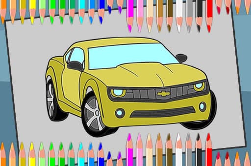 American Cars Coloring Book game thumbnail