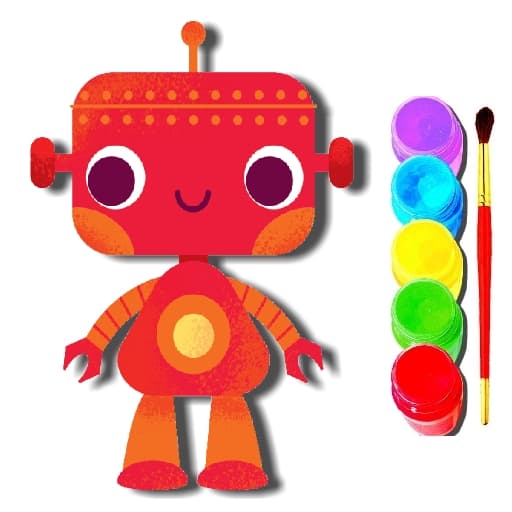 BTS Robot Coloring Book game thumbnail