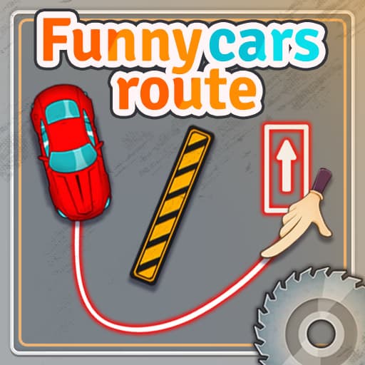 Funny Cars Route game thumbnail