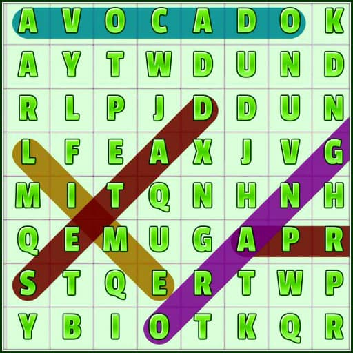Word Search Fruits game thumbnail