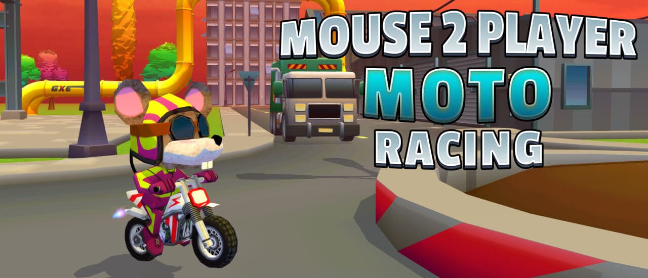 Mouse 2 Player Moto Racing game thumbnail