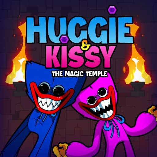 Huggie & Kissy The magic temple game thumbnail