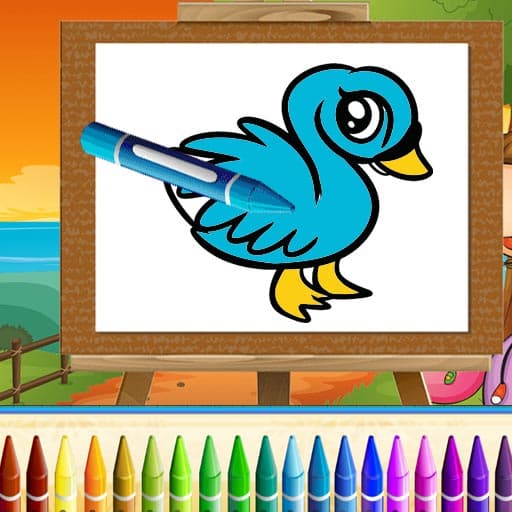 Cute Animals Coloring game thumbnail