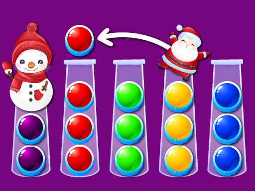 Ball Sort Xmas game thumbnail