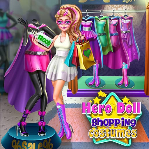 Hero Doll Shopping Costumes game thumbnail