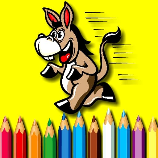 BTS Donkey Coloring Book game thumbnail