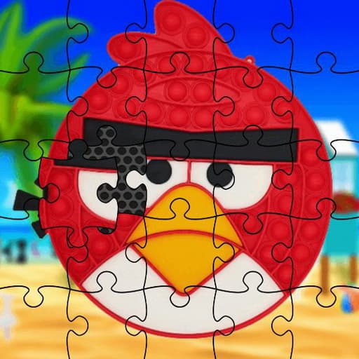Funny Birds Pop It Jigsaw game thumbnail