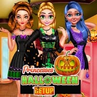 Princesses Halloween Getup game thumbnail